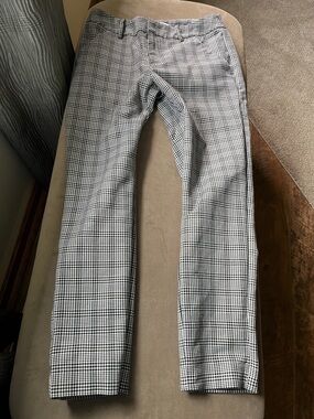 Merona Black & White Preppy Pants with Stretch